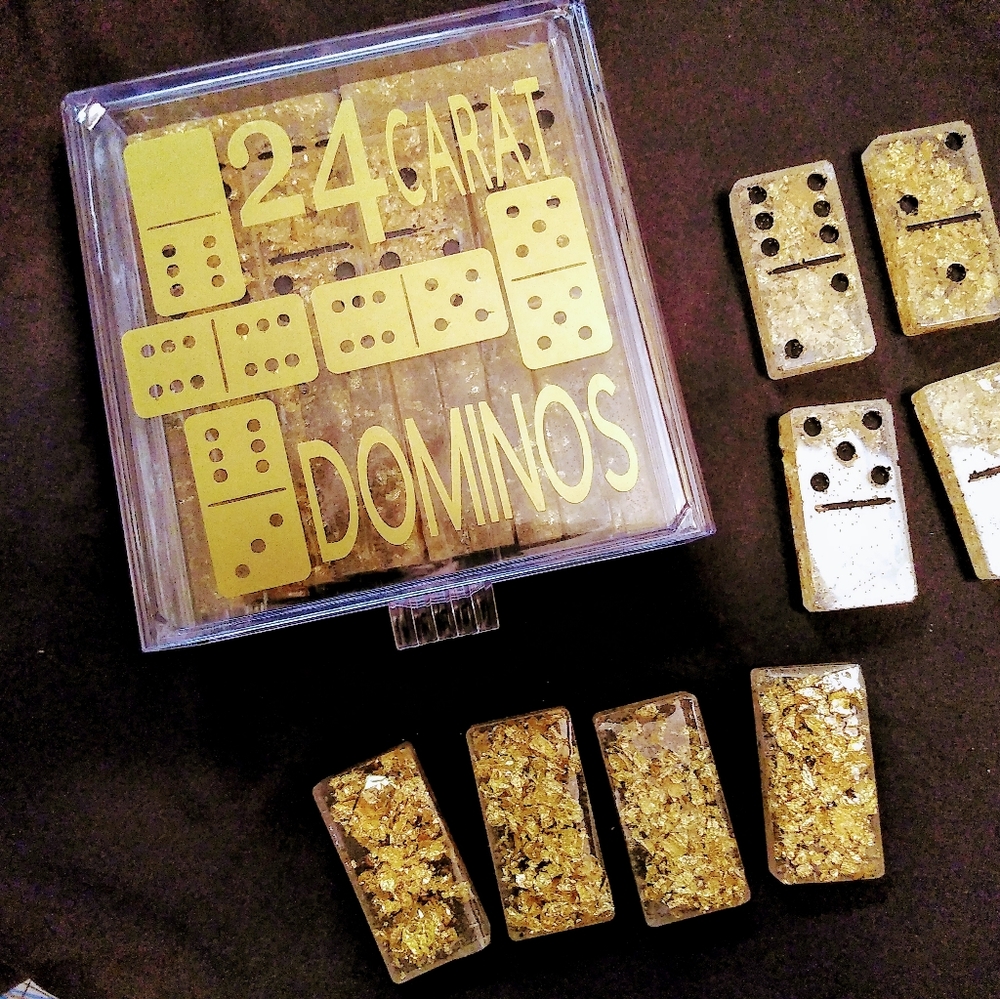 Gold Leaf Dominos